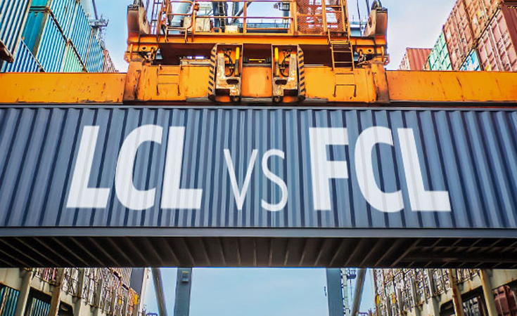 International sea freight export – LCL and FCL comparison